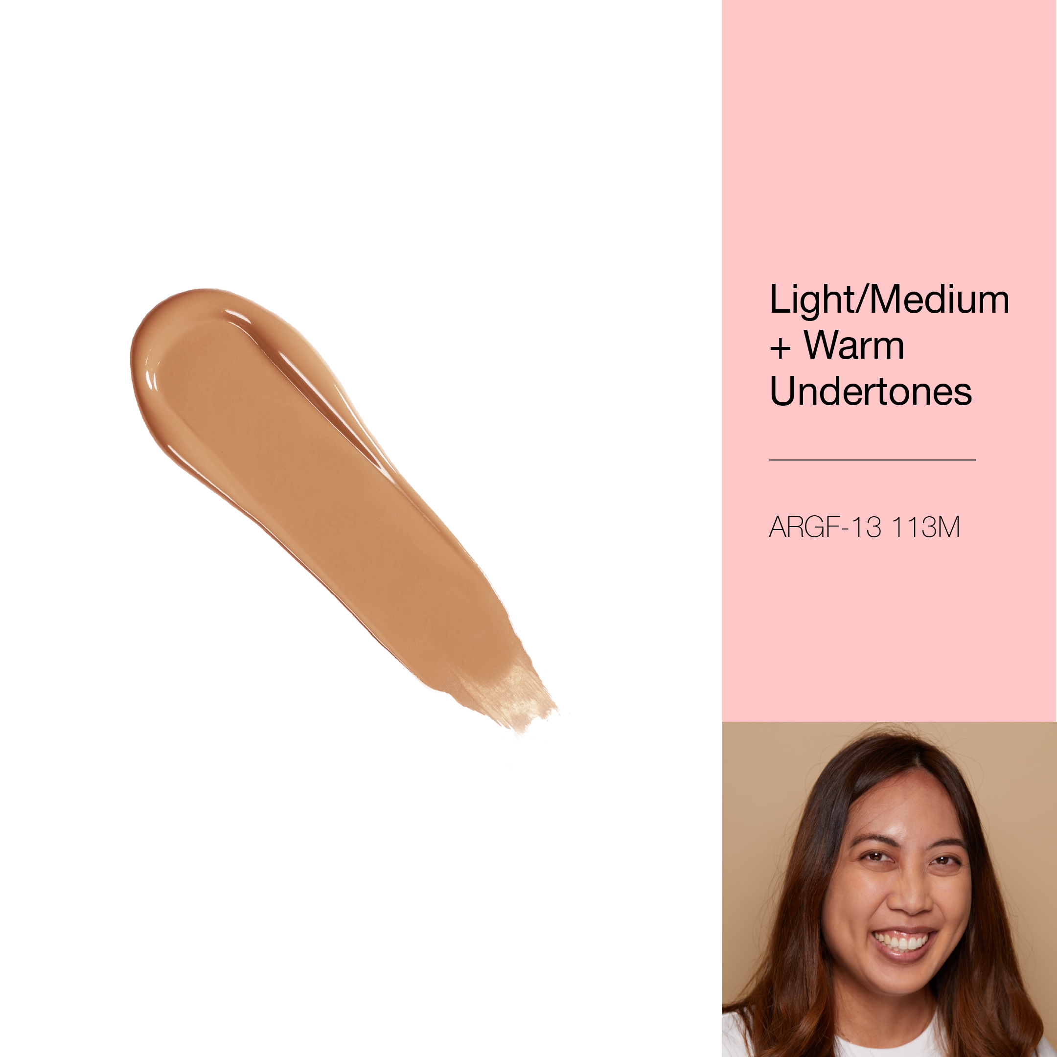 A REALLY GOOD FOUNDATION - 113M Light/Medium + Warm Undertones