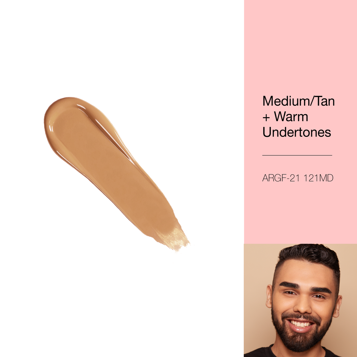A REALLY GOOD FOUNDATION - 121MD Medium/Tan + Warm Undertones