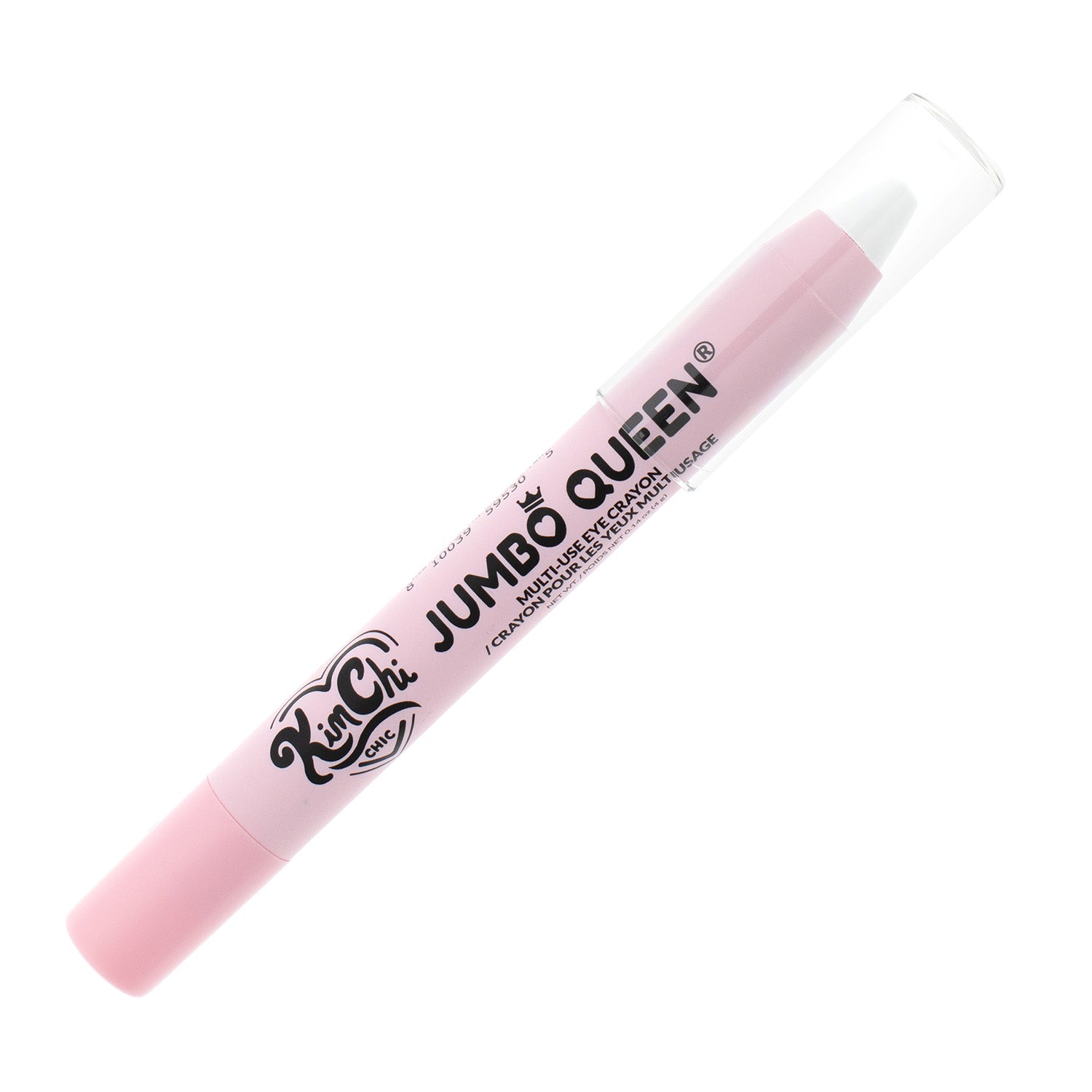 Pink jumbo lip crayon labeled 'Jumbo Queen' by Kim Chi