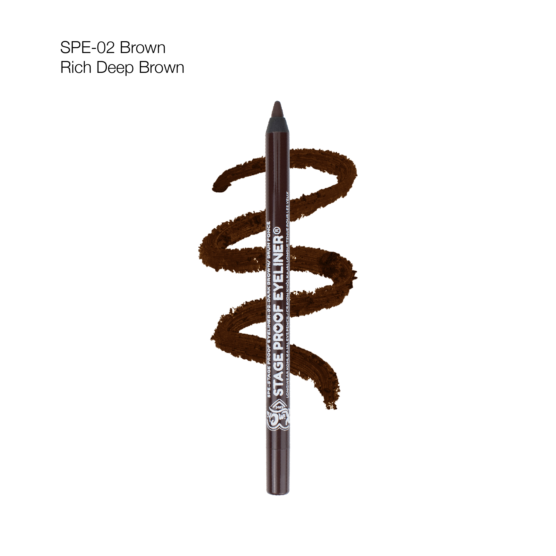 STAGE PROOF EYELINER - 02 Dark Brown