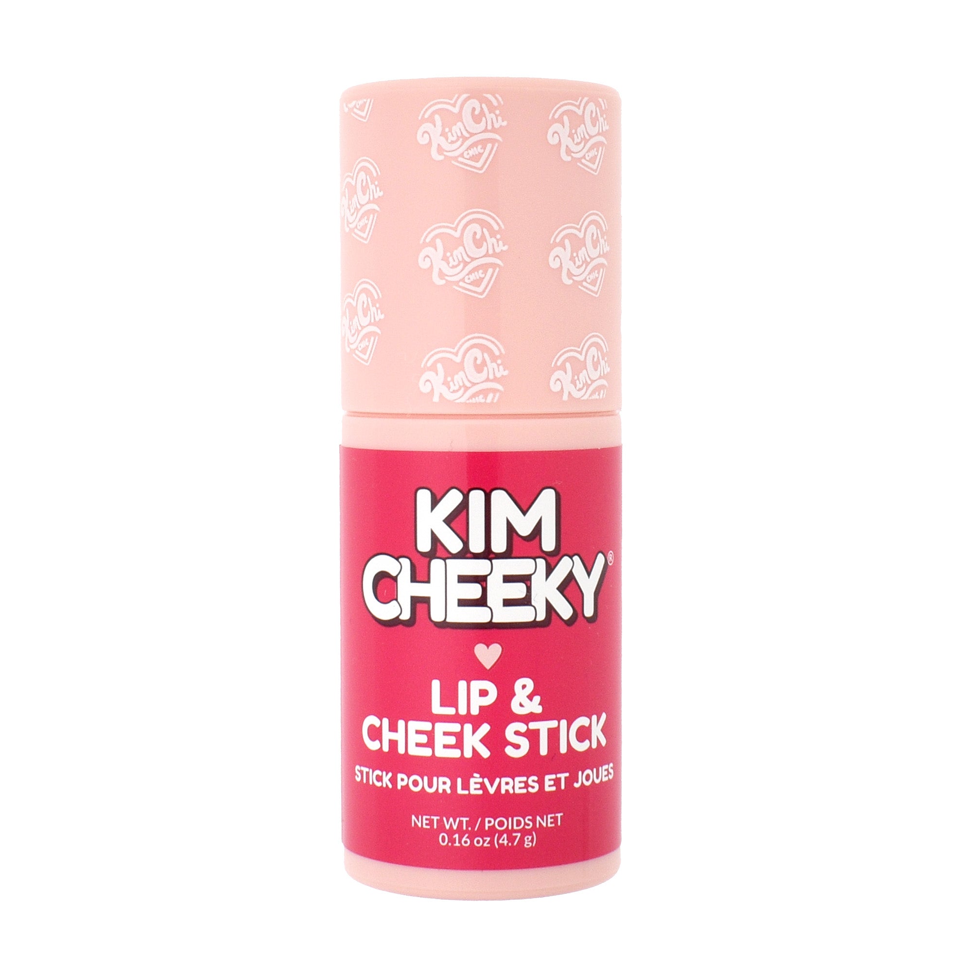 Pink lip and cheek stick from Kim Cheeky with a decorative lid