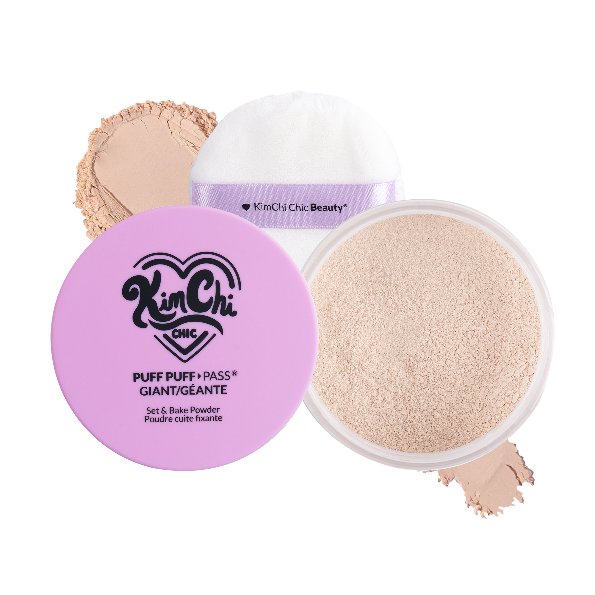 GIANT PUFF PUFF PASS SET & BAKE POWDER - 01 Translucent