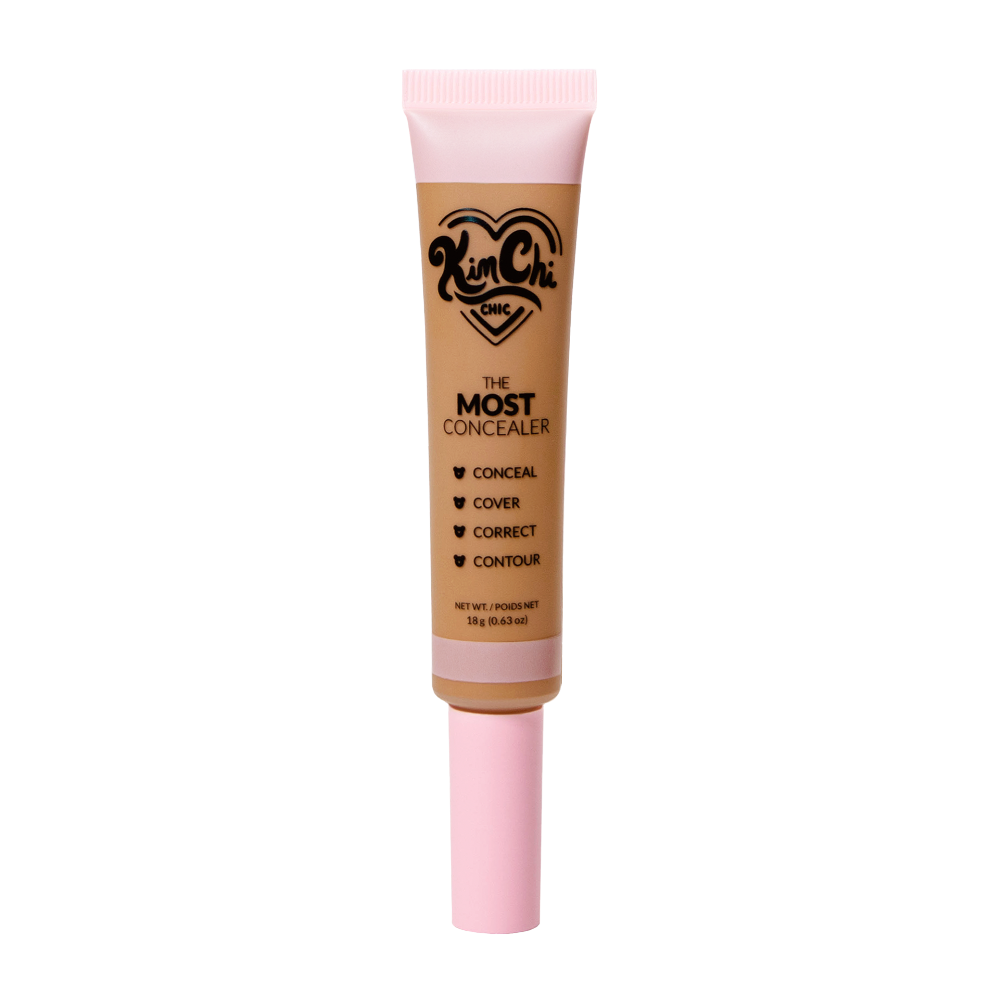 Kim Chi The Most Concealer tube with pink cap