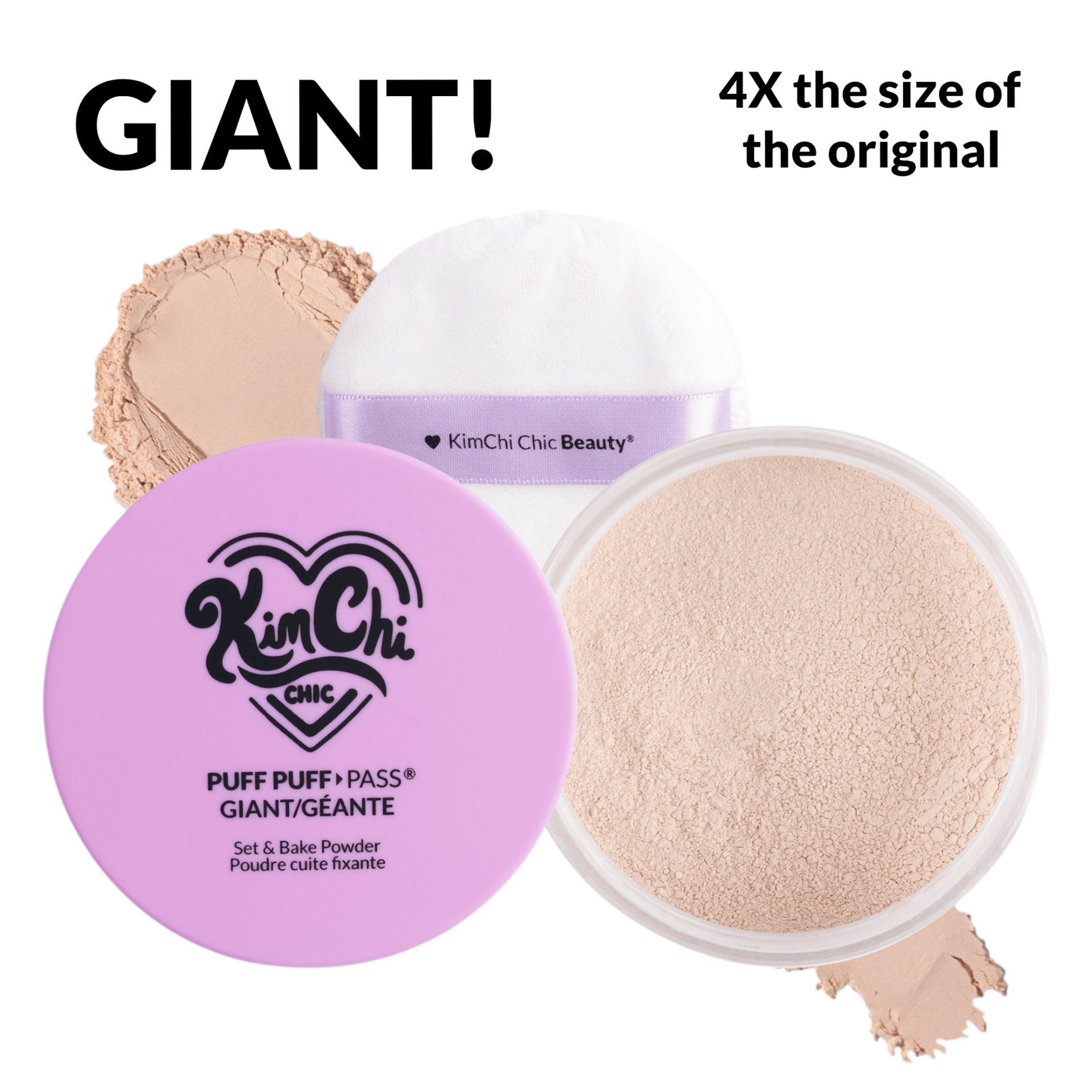 GIANT PUFF PUFF PASS SET & BAKE POWDER - 01 Translucent