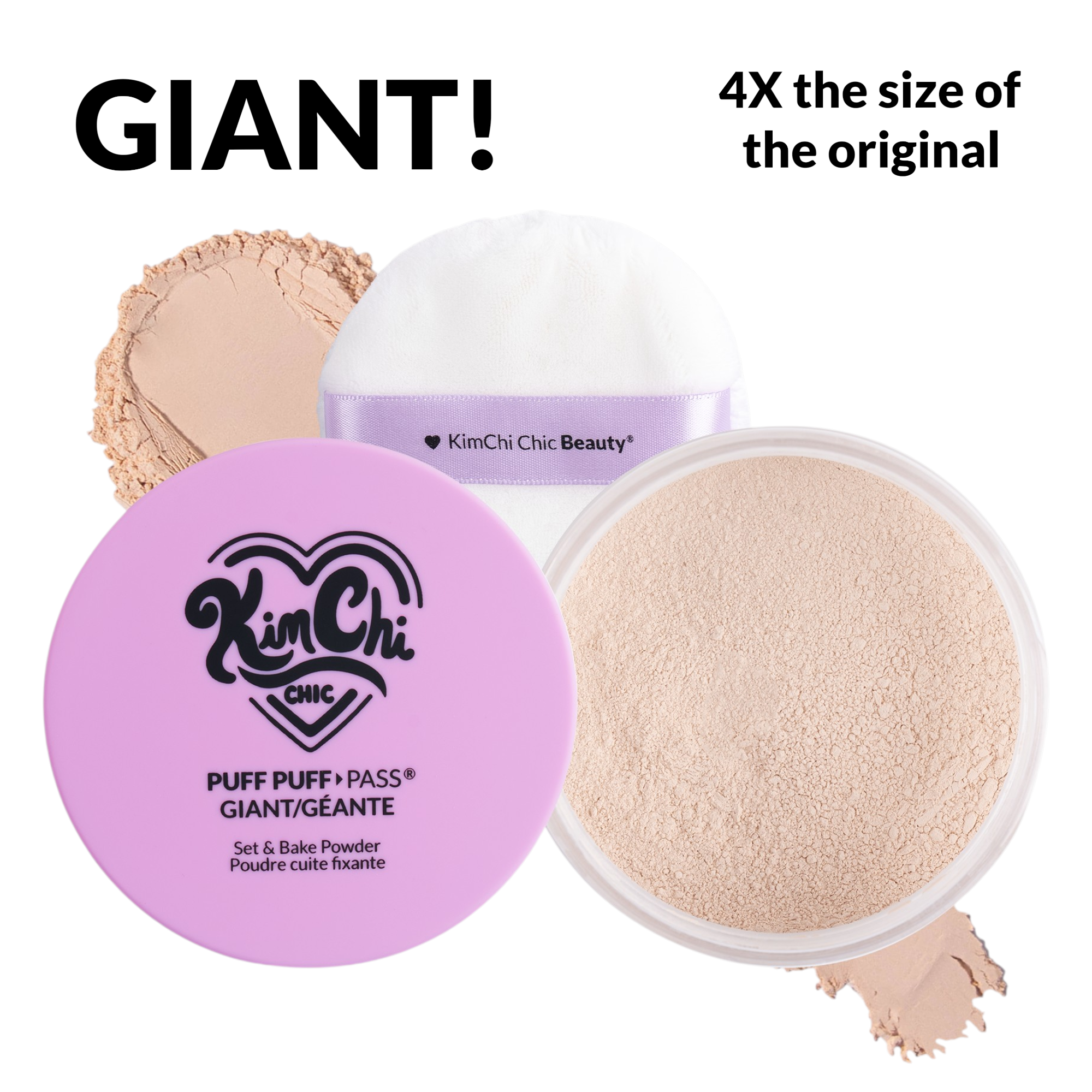 GIANT PUFF PUFF PASS SET & BAKE POWDER - 01 Translucent