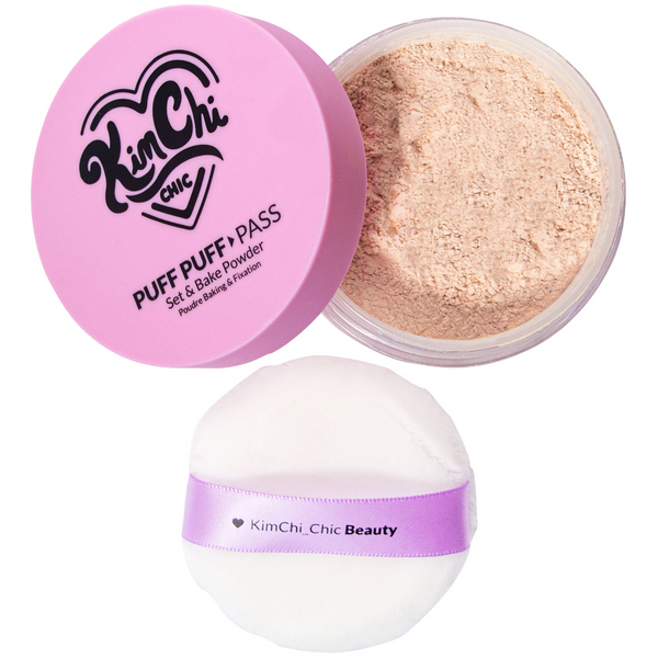 PUFF PUFF PASS SET BAKE POWDER 03 Translucent KimChi Chic Beauty