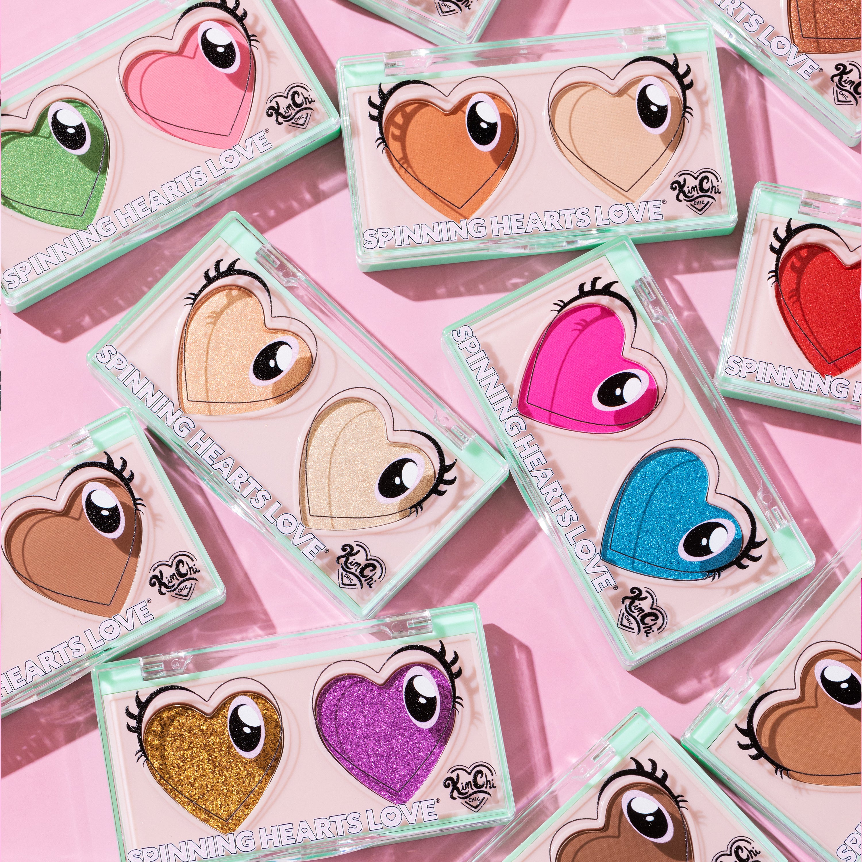 Grouped Spinning Hearts Duos