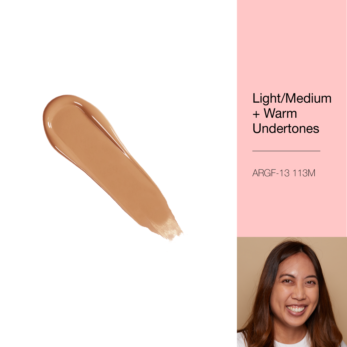 A REALLY GOOD FOUNDATION - 113M Light/Medium + Warm Undertones