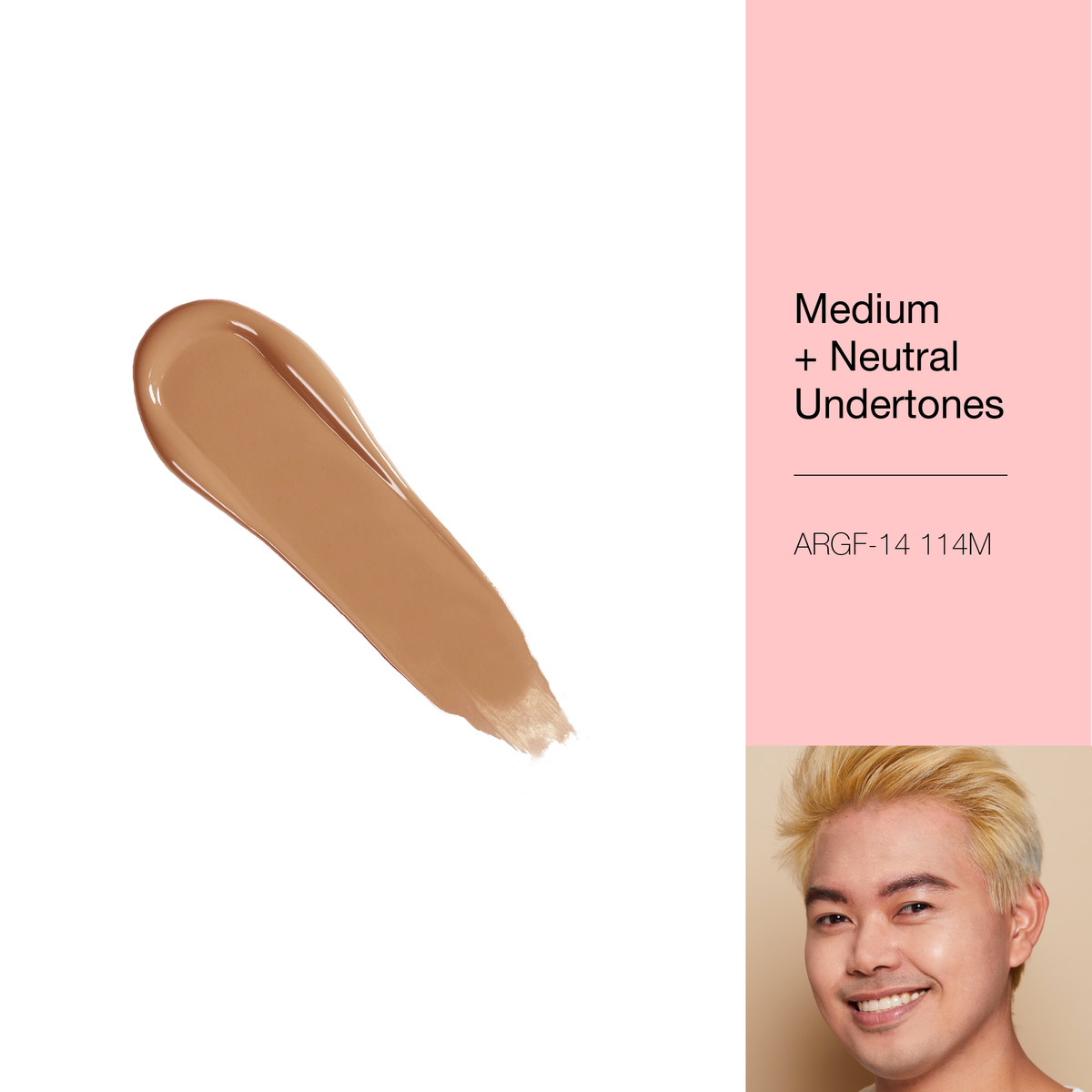 A REALLY GOOD FOUNDATION - 114M Medium + Neutral Undertones