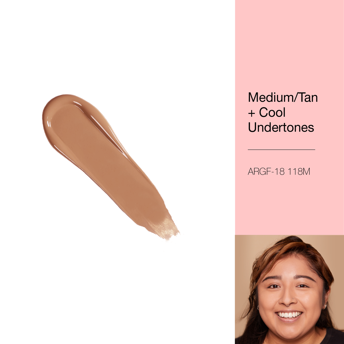 A REALLY GOOD FOUNDATION - 118M Medium/Tan + Cool Undertones