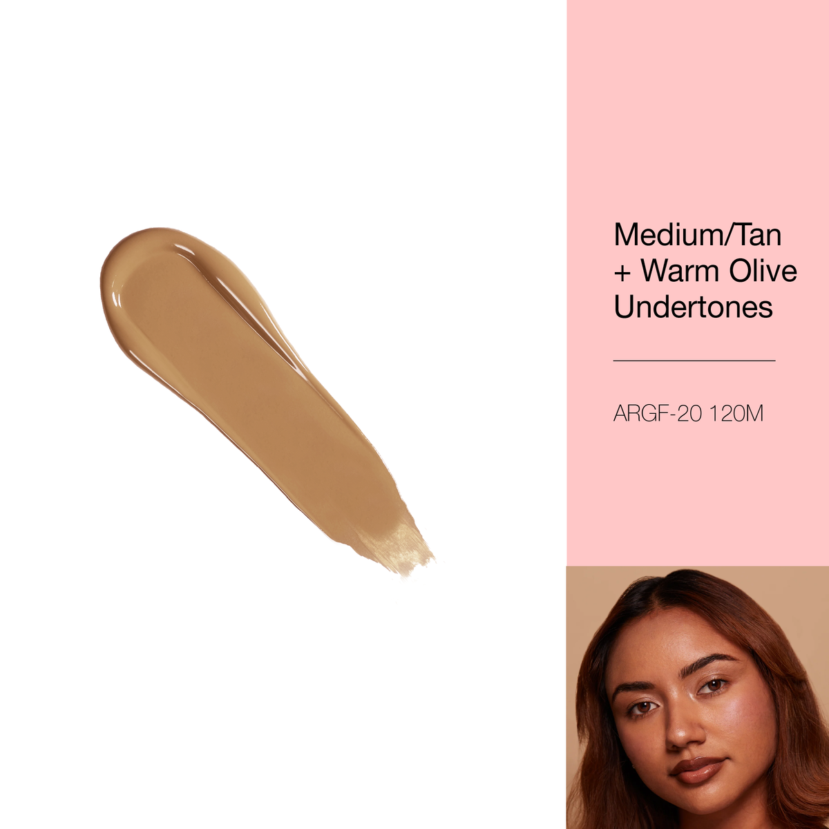 A REALLY GOOD FOUNDATION - 120M Medium/Tan + Warm Olive Undertones