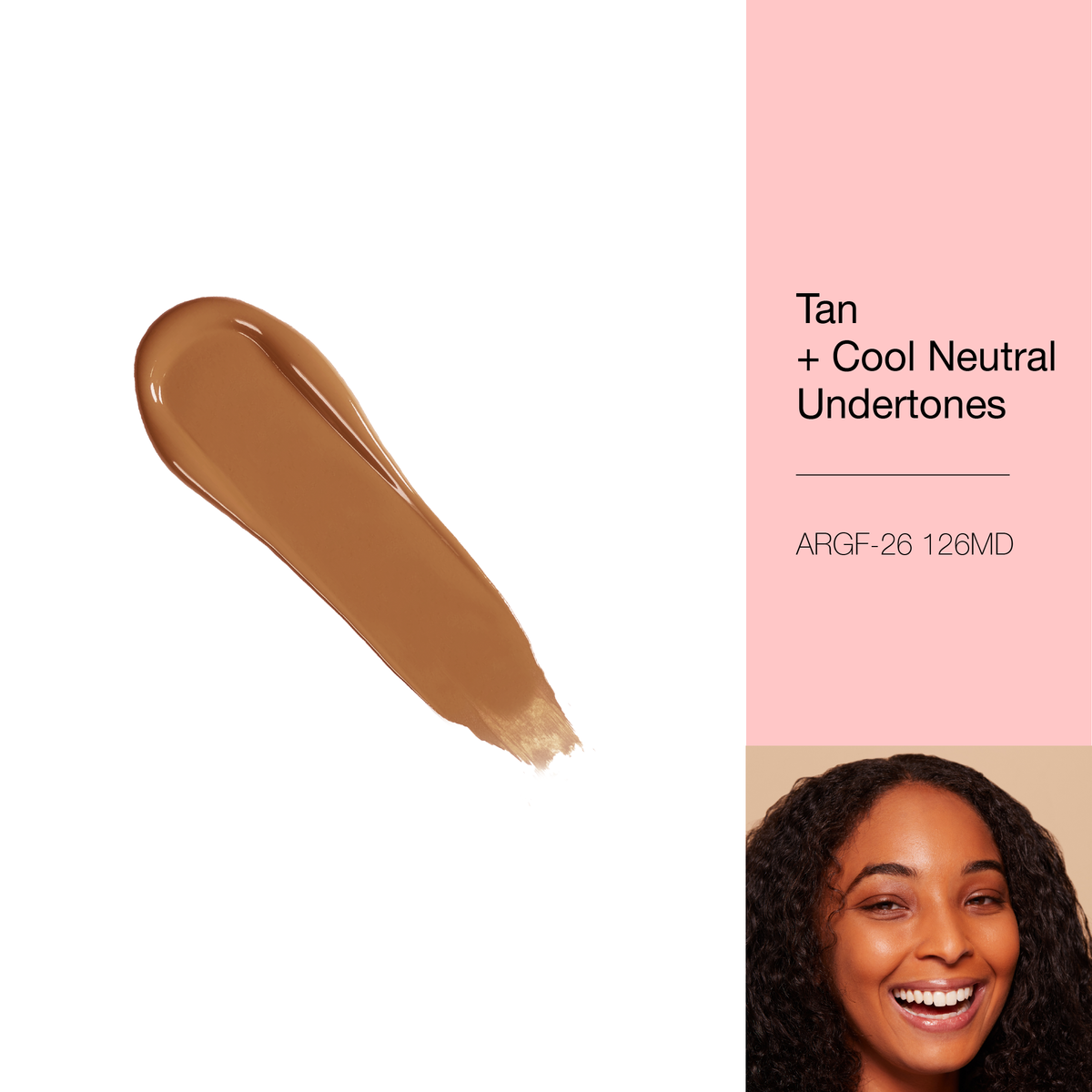 A REALLY GOOD FOUNDATION - 126MD Tan + Cool Neutral Undertones