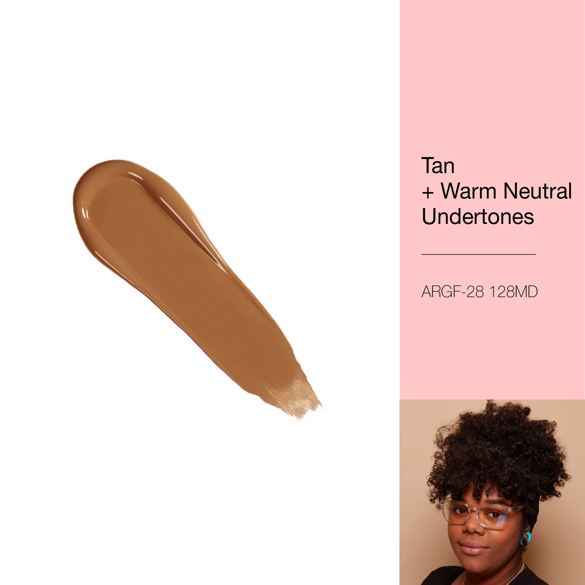 A REALLY GOOD FOUNDATION - 128MD Tan + Warm Neutral Undertones