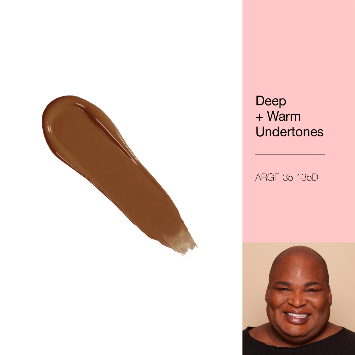 A REALLY GOOD FOUNDATION - 135D Deep + Warm Undertones