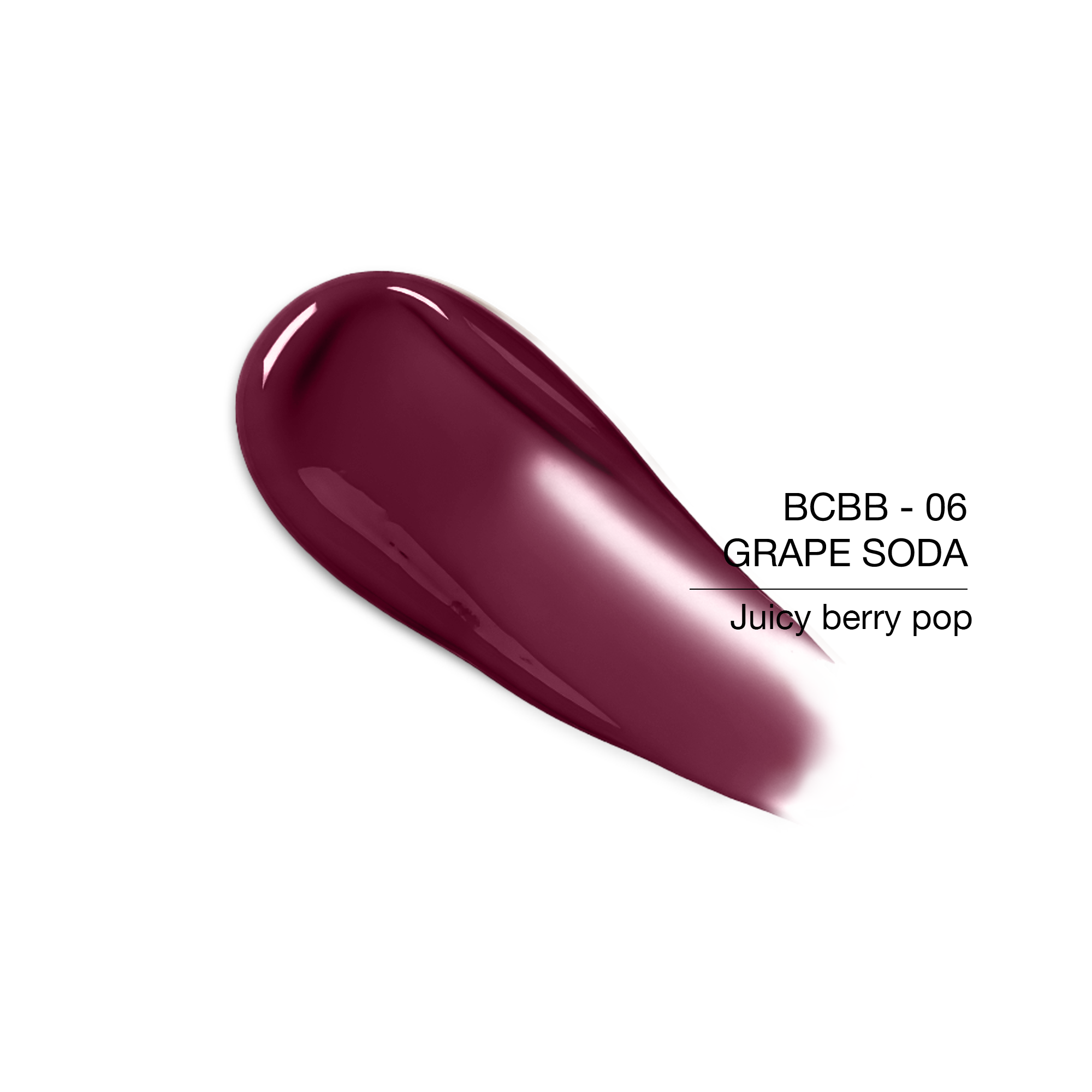 BCBB - 06 Grape Soda nail polish, a juicy berry pop in a glossy finish, perfect for vibrant manicures.
