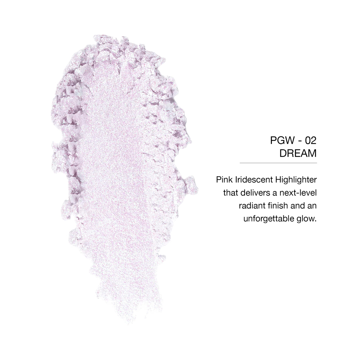 PEARL GONE WILD PRESSED SHIMMER HIGHLIGHTER - 02 Dream (pink iridescent)