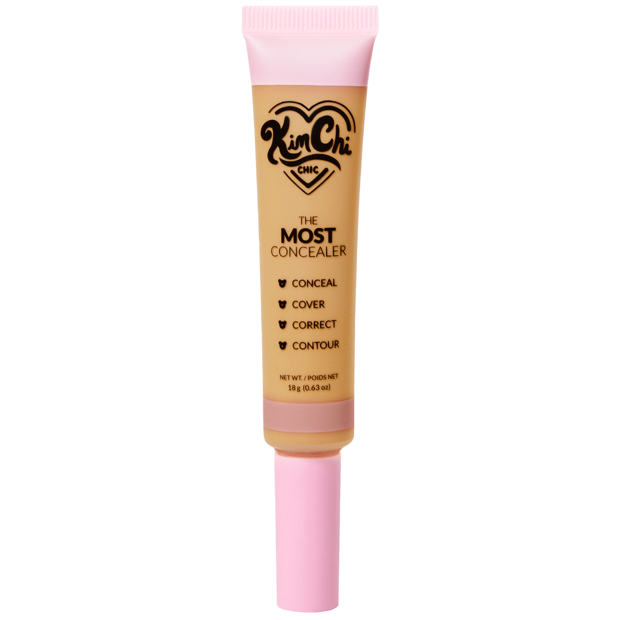 Tube of Kin Chi Chic The Most Concealer with pink cap