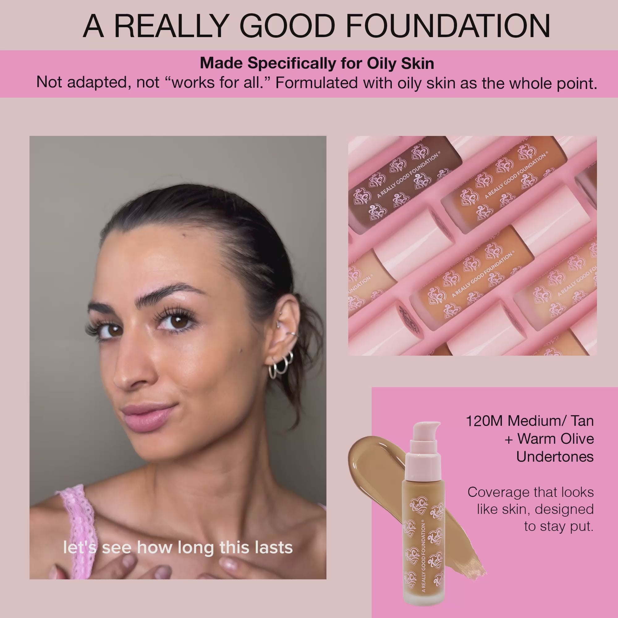A Really Good Foundation Tan + Cool Neutral Undertones |