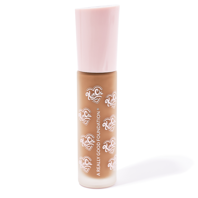 Kim-Chi-Chic-Beauty-A-Really-Good-Foundation-128MD-Tan-Warm-Neutral-Undertones-packaging
