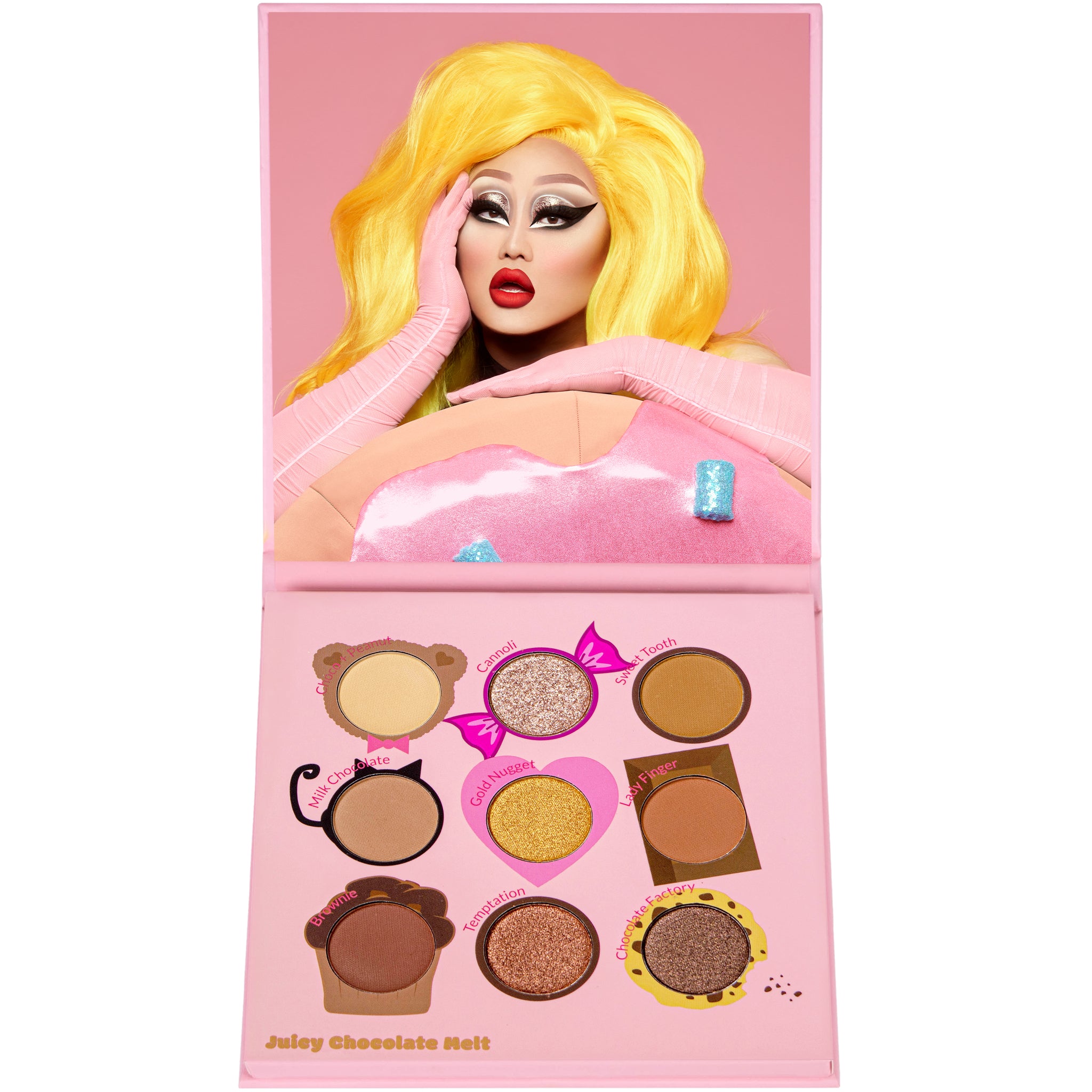 JUICY NINE PALETTE - 04 Juicy Chocolate Melt - JN-04 Juicy Chocolate Melt