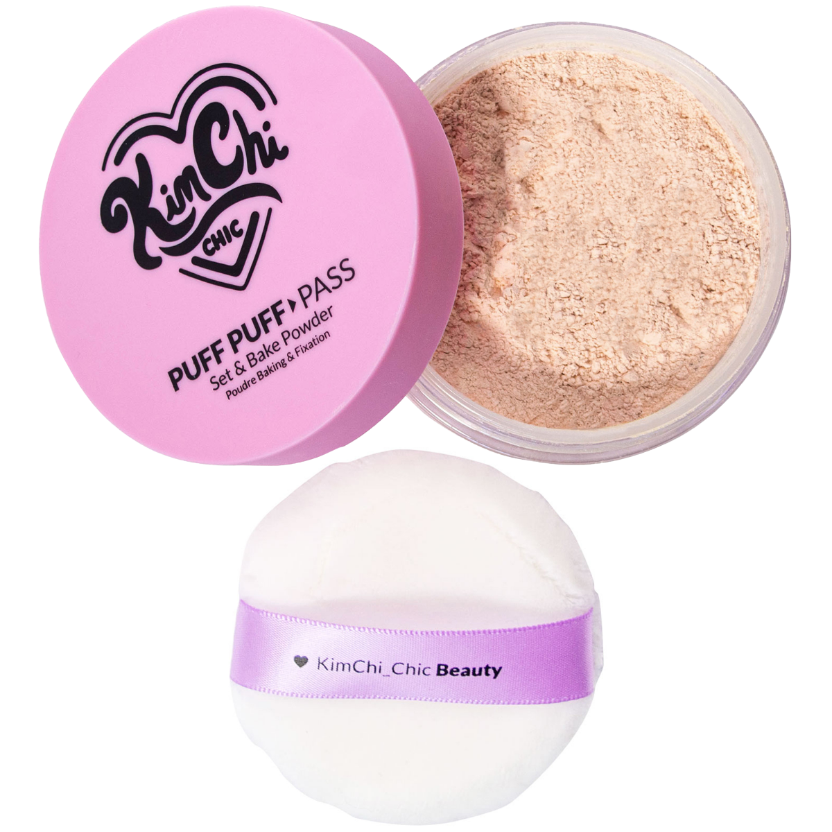 PUFF PUFF PASS SET & BAKE POWDER - 03 Translucent – KimChi Chic Beauty