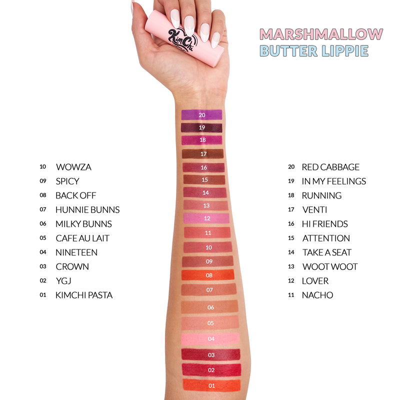 KimChi-Chic-Beauty-Marshmallow-Butter-Lippie-09-Spicy-arm-swatches