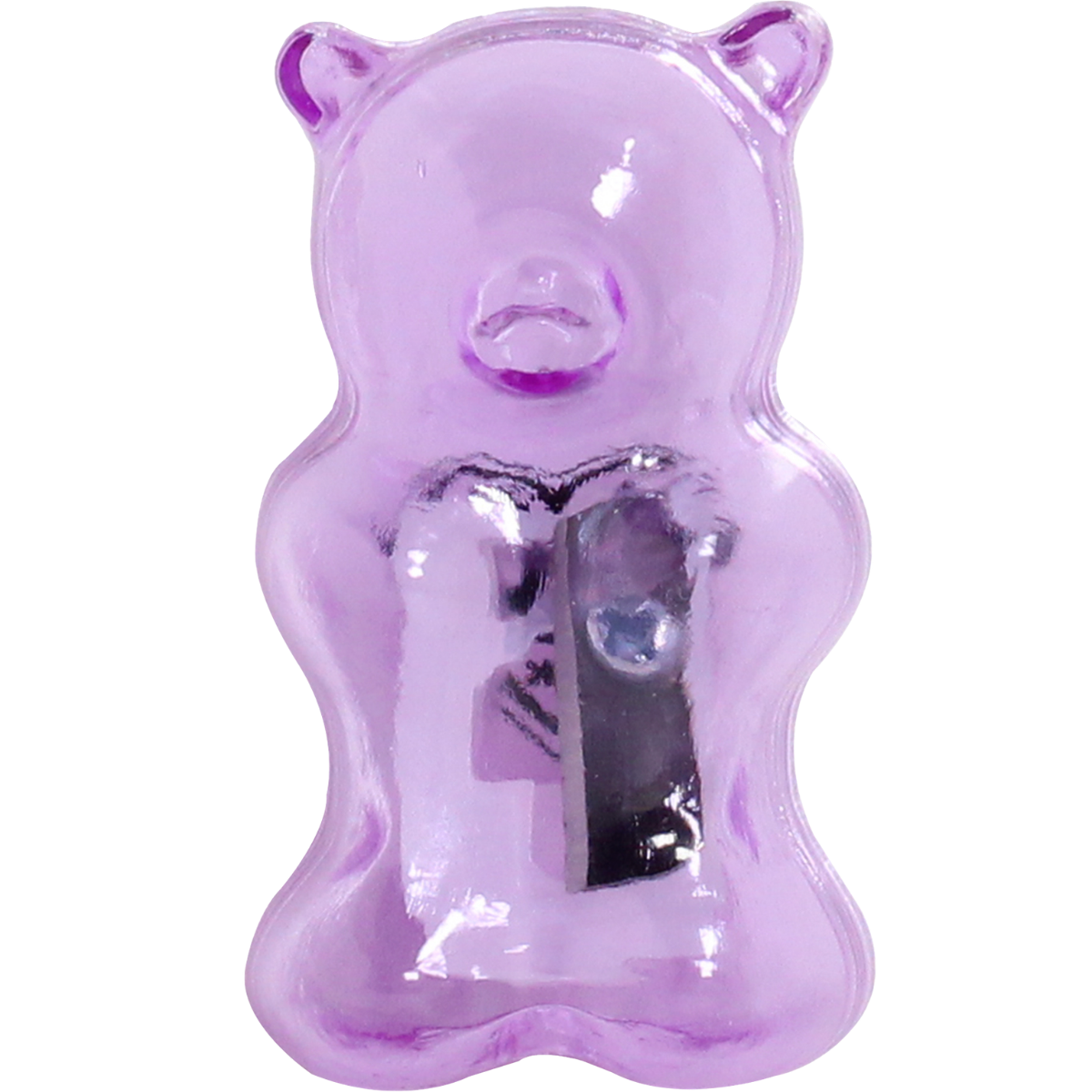 grouped KimChi-Chic-Beauty-Teddy-Bear-Sharpener-Purple-closeup