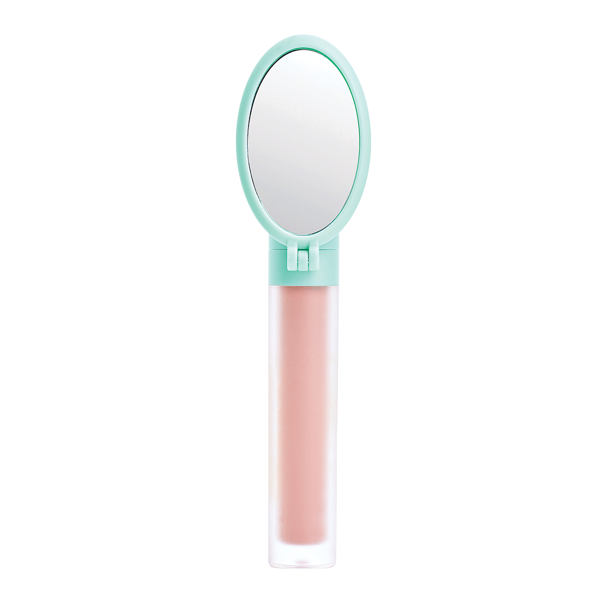 Lip gloss with an attached mirror